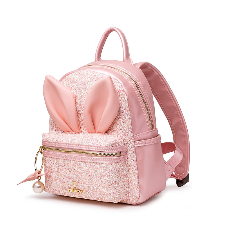 cute japanese mini backpacks Japanese Cute Bunny Ear Pink Backpack
