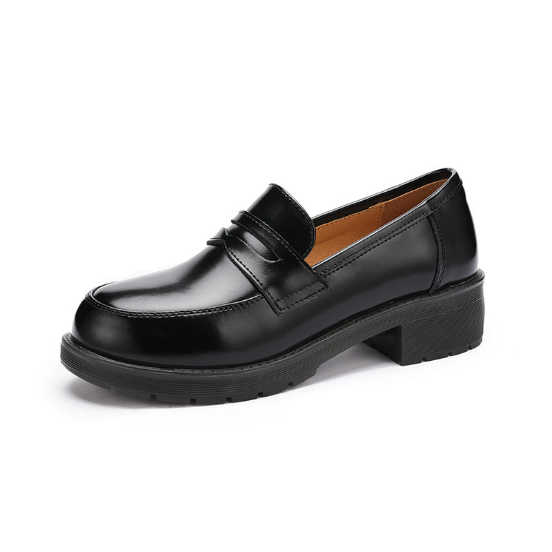 Kawaii Japanese School Girl Leather Loafers Mary Janes | Juwas