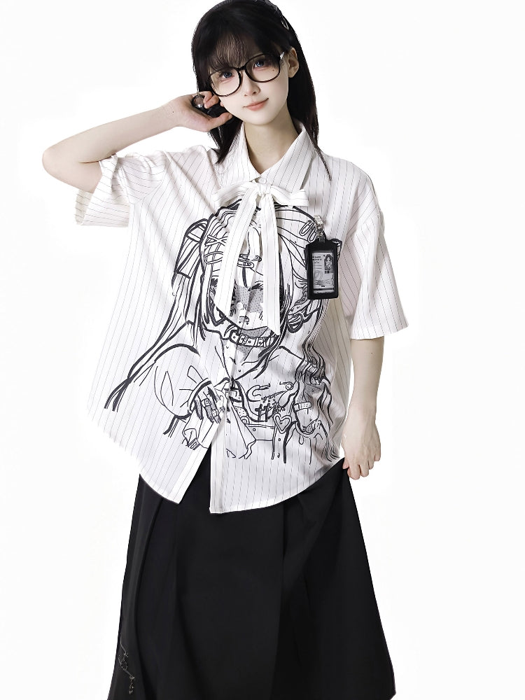 Harajuku Street Style Anime Graphic Shirt/Top/Skirt