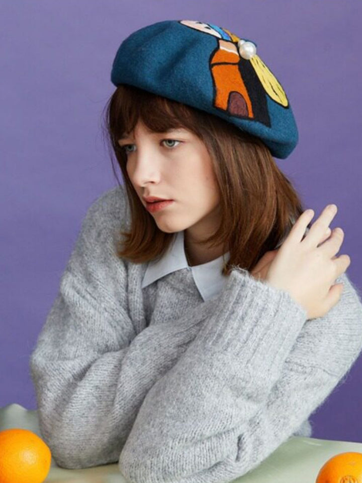 Girl with a Pearl Beret