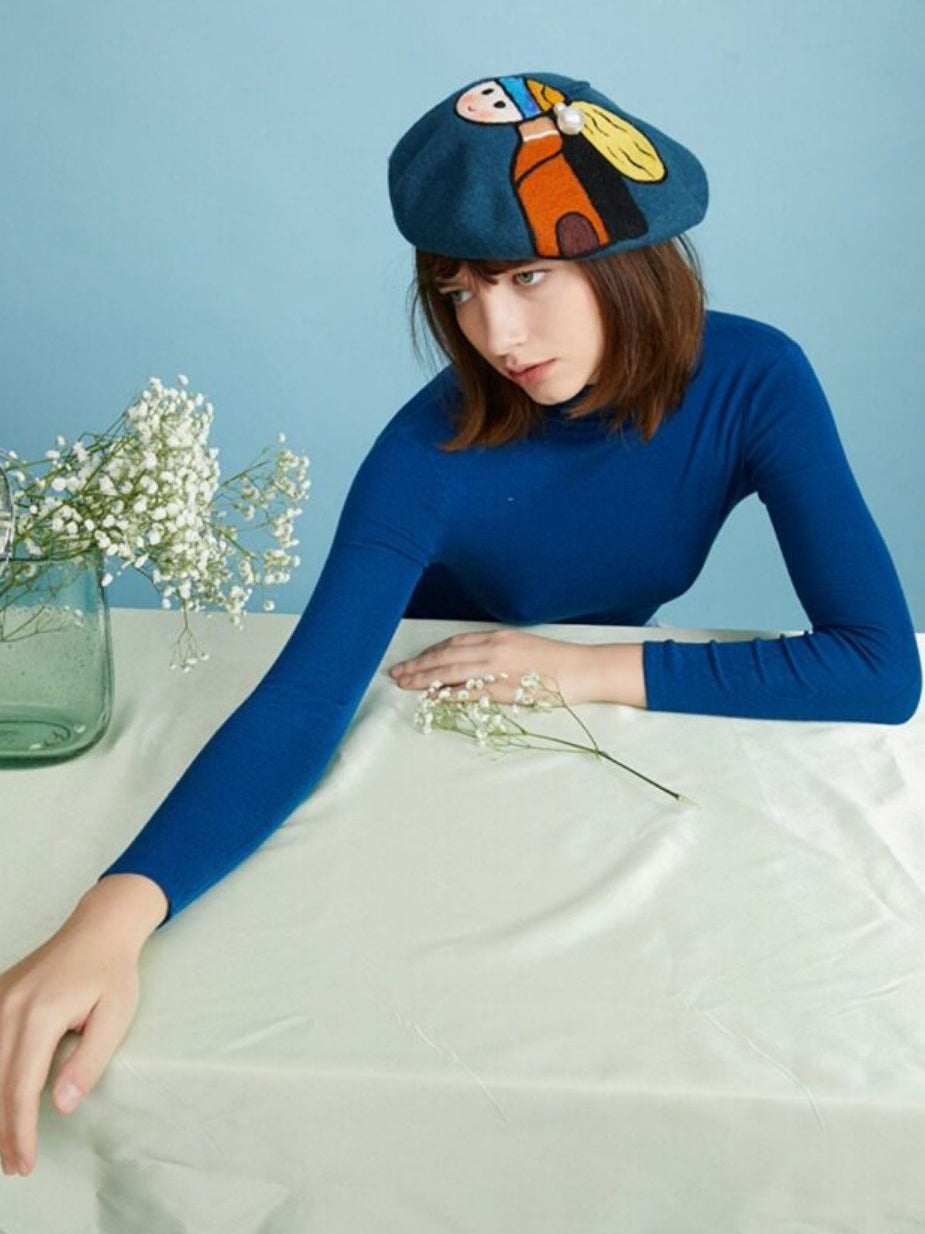 Girl with a Pearl Beret