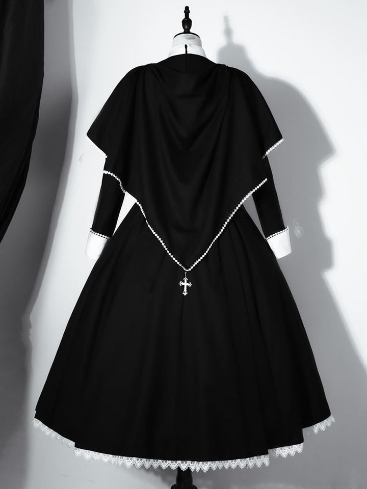 Nun Goth Black Lolita Dress