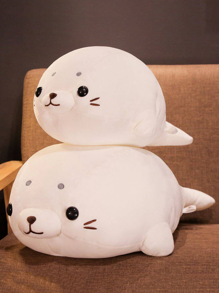 Adorable White Seal Jumbo Plush Toy