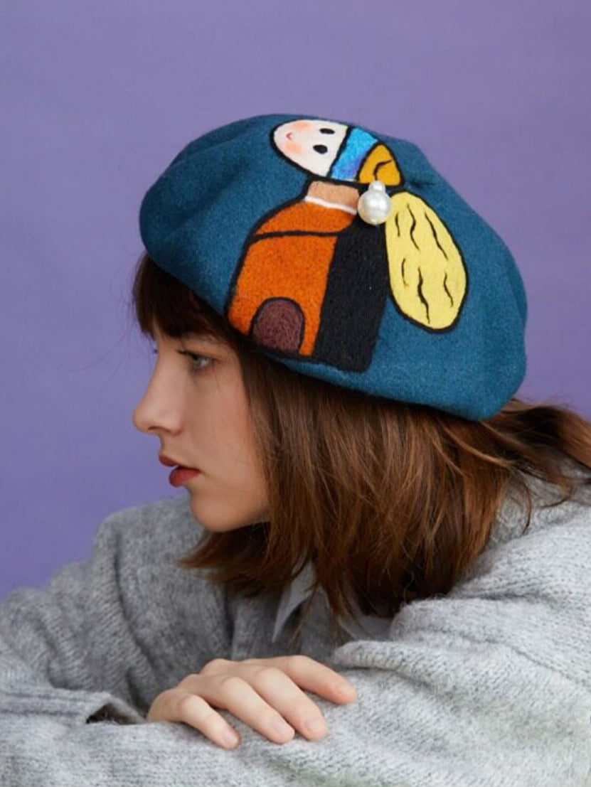 Girl with a Pearl Beret
