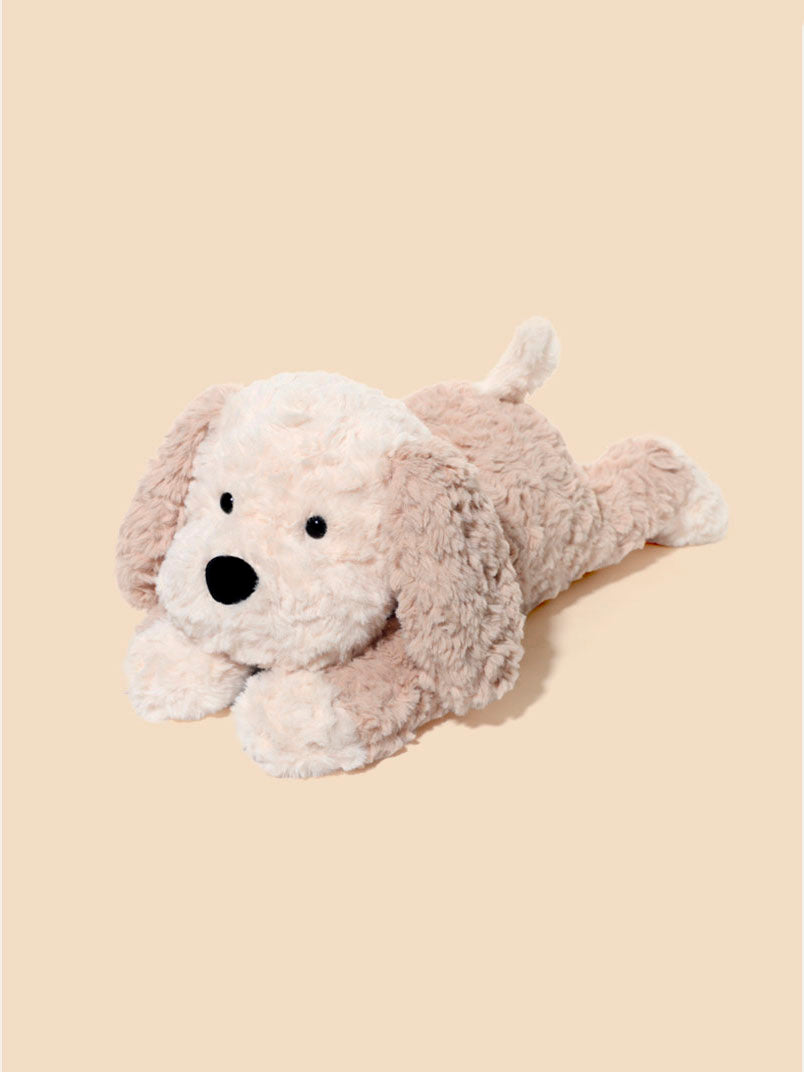 Beige Floppy Ear Dog Plush Toy