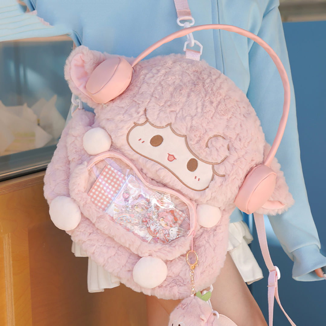 Pink Little Lamb Ita-Bag Backpack