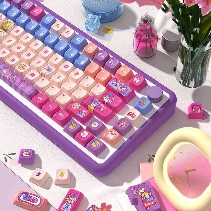 Weekend Time Theme Keycap Set for Mechanical Keyboards