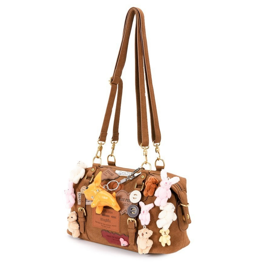 Adorable Caramel Zoo Backpack Bags