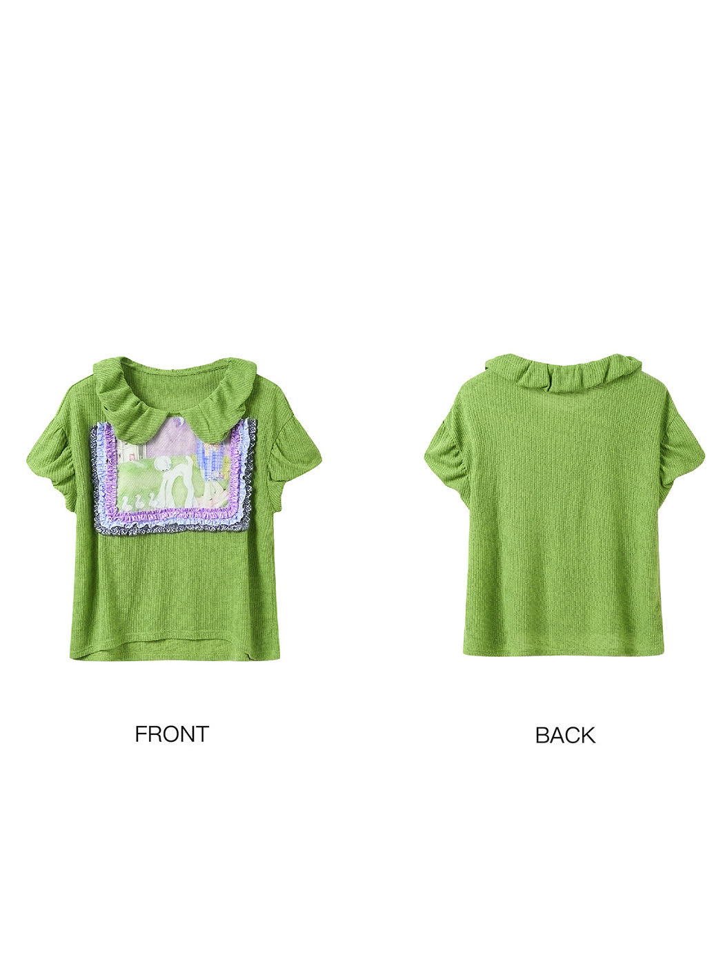 Forest Story Graphic Knit Top