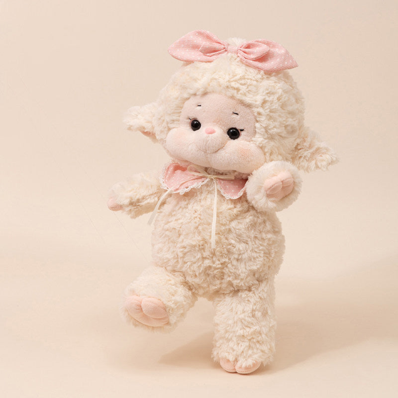 Lamb and Bunny Plush Doll Soft Stuffed Toy