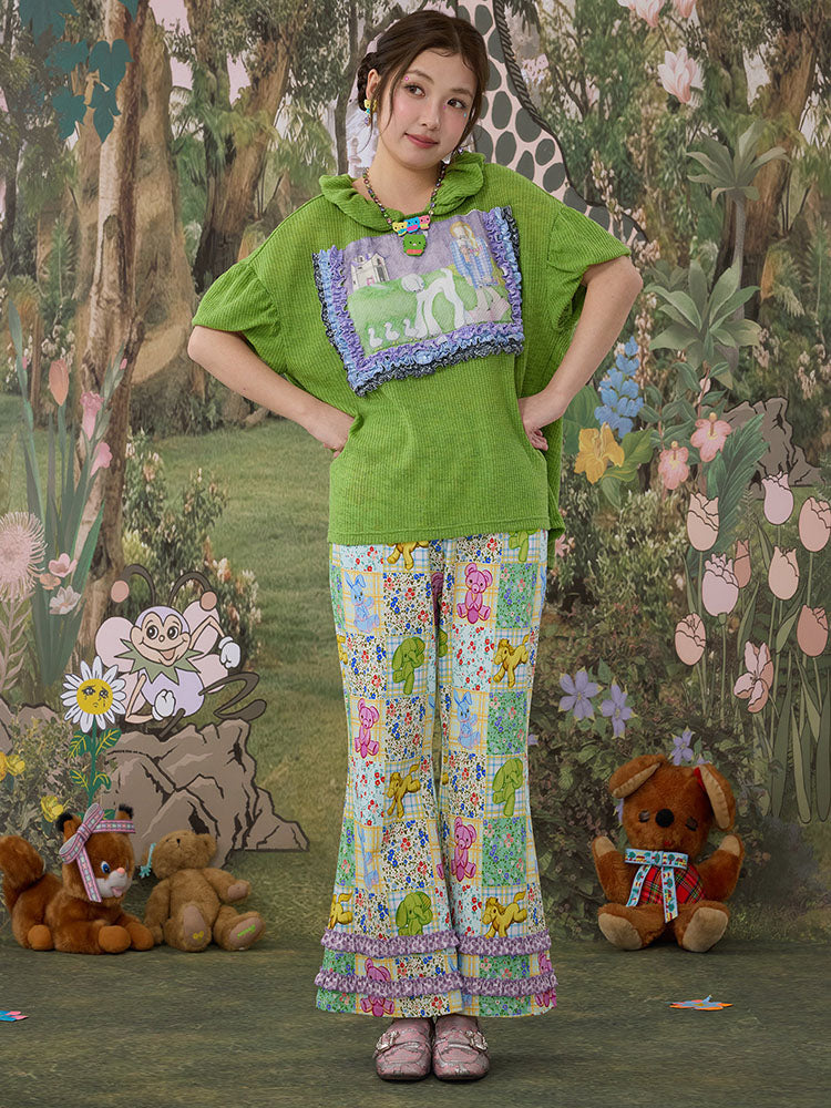 Forest Story Graphic Knit Top