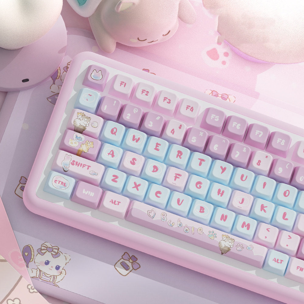 Cute Bubble Cat Keycap for Mechanical Keyboards