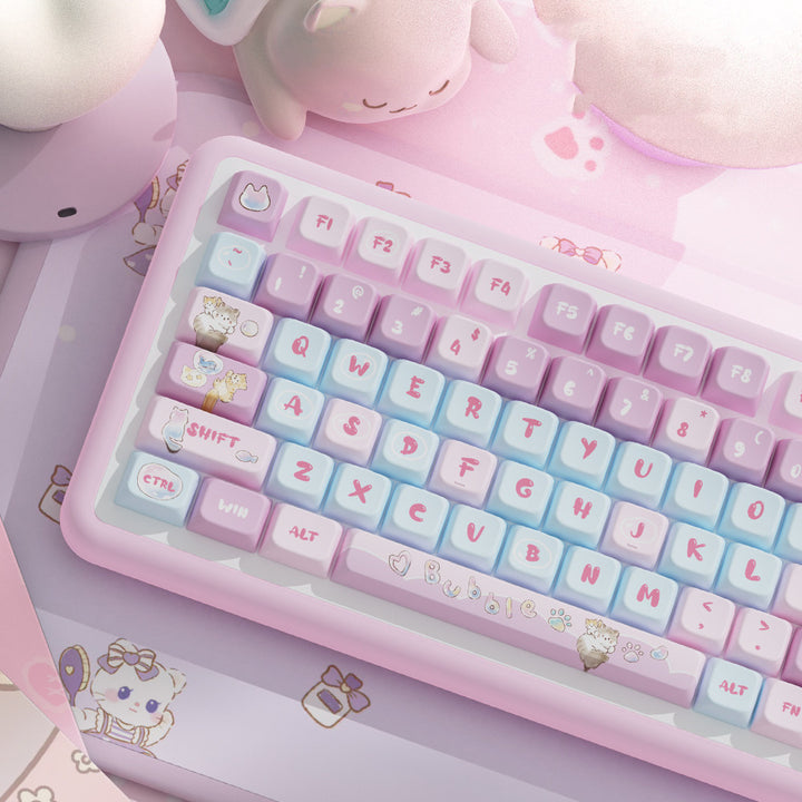 Cute Bubble Cat Keycap for Mechanical Keyboards