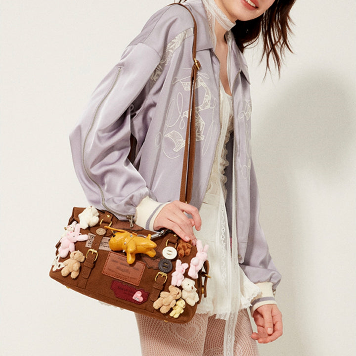 Adorable Caramel Zoo Backpack Bags