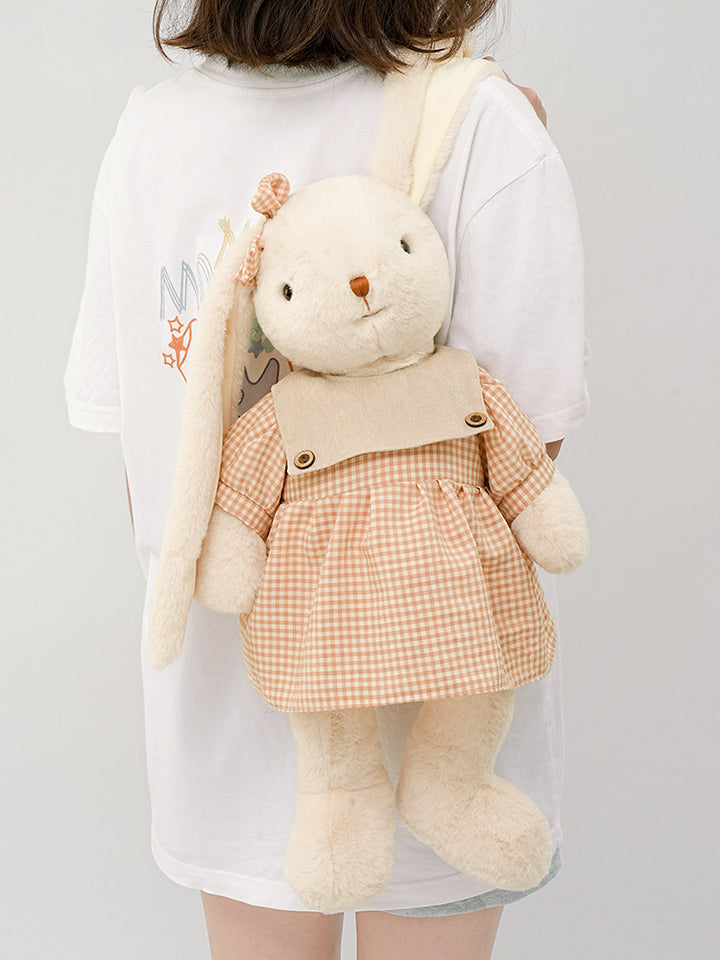 Cute Pastoral Long-Eared Stuffed Bunny Plush