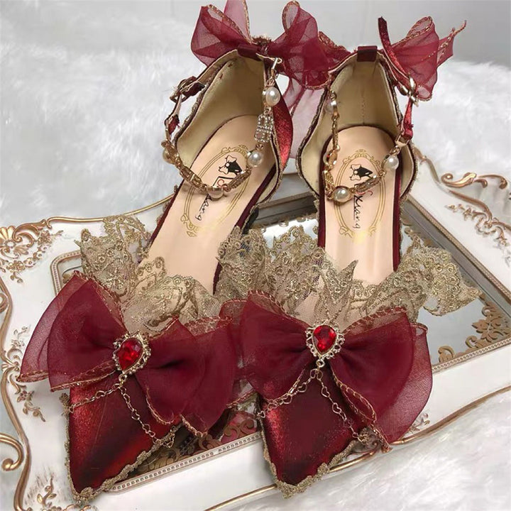 Vintage Glamorous Princess High Heels