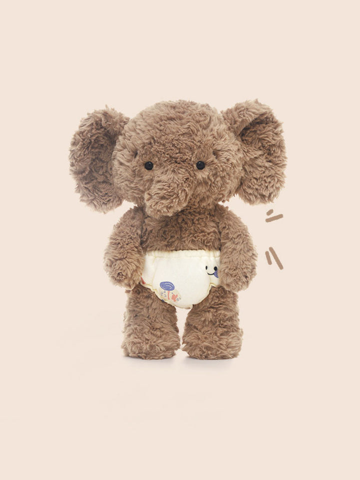 Brown Elephant Plush Toy