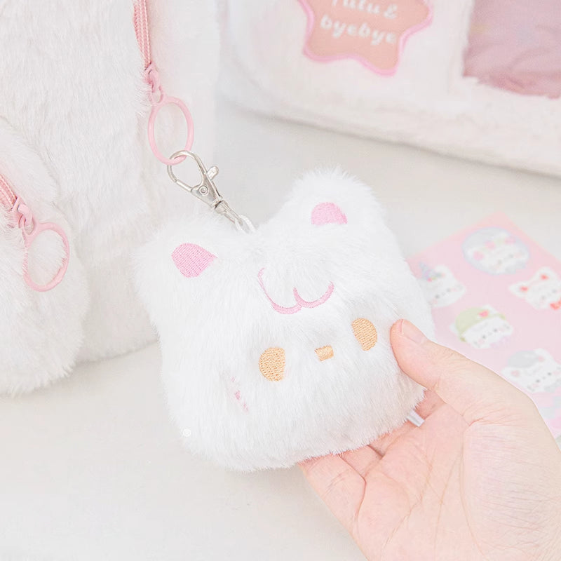 Cute Kitty Plush Backpack