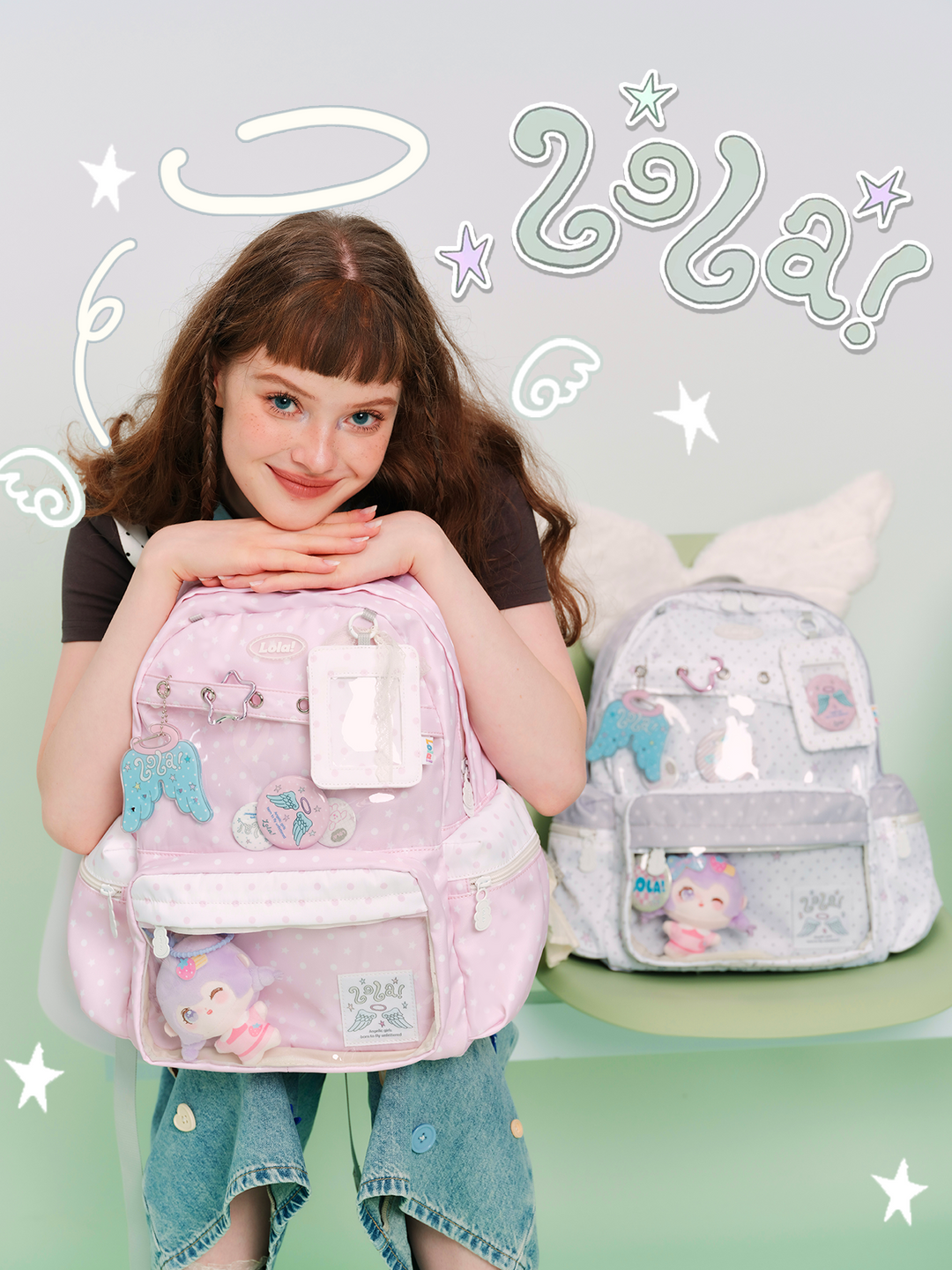 Star Clear Pocket Display Backpack
