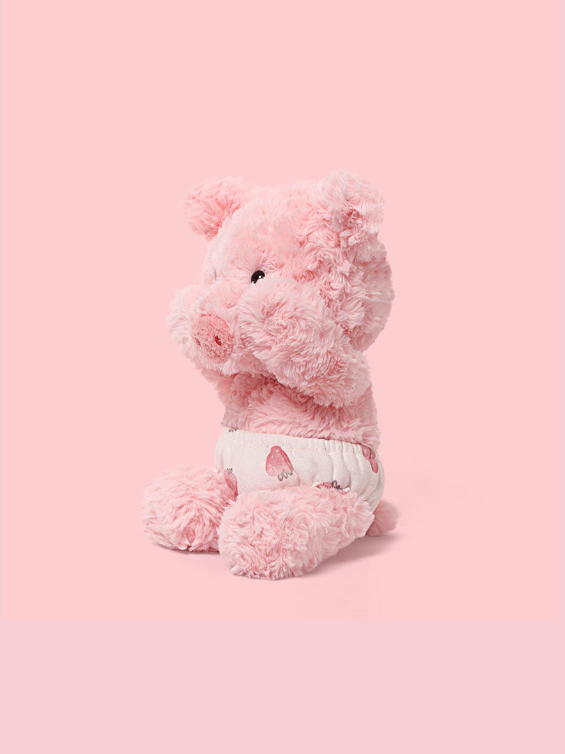 Pink Strawberry Pig Plush Toy