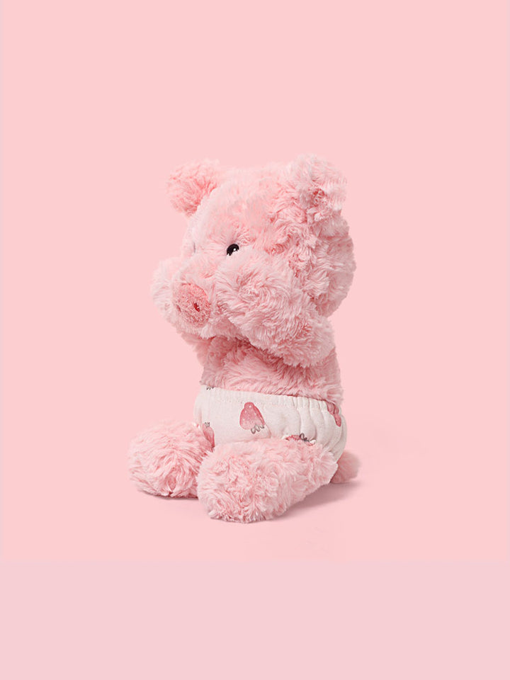 Pink Strawberry Pig Plush Toy