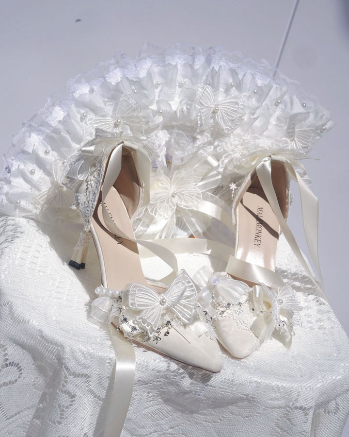 Fairy Butterfly Wedding High Heels