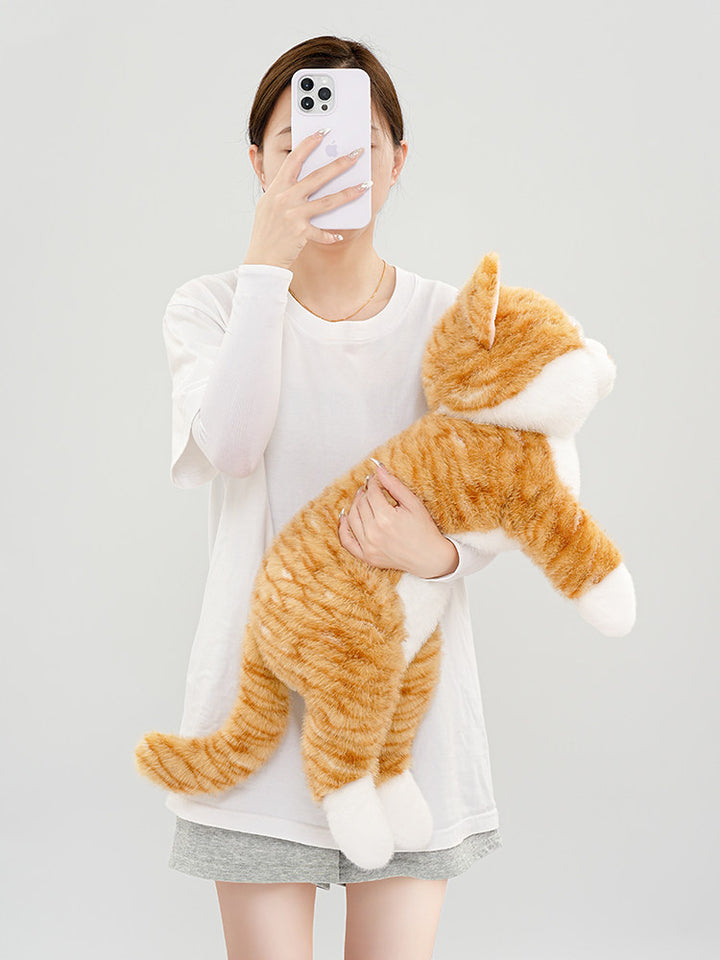 Fluffy Cat Plush Stuffed Animal