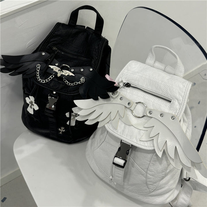 Goth Wing Drawstring Backpack