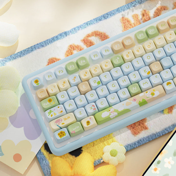 Sunflower Theme Keycaps for Mechanical Keyboards
