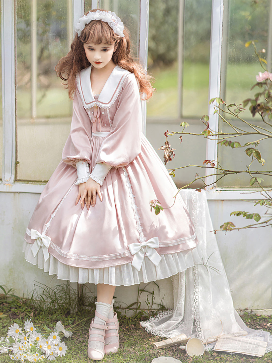 Rabbit Ear Princess Long Sleeve Dress