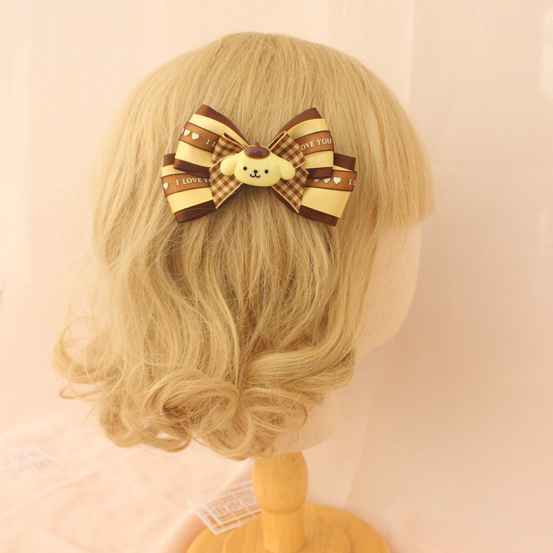 Cartoon Pudding Dog Hair Accessory