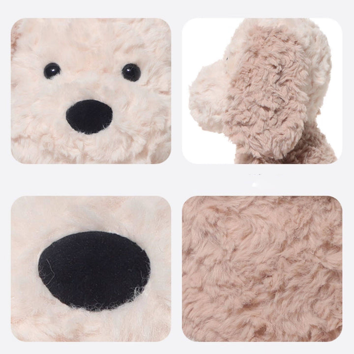 Beige Floppy Ear Dog Plush Toy