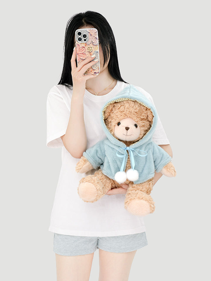 Cute Hooded Cloak Teddy Bear Plush