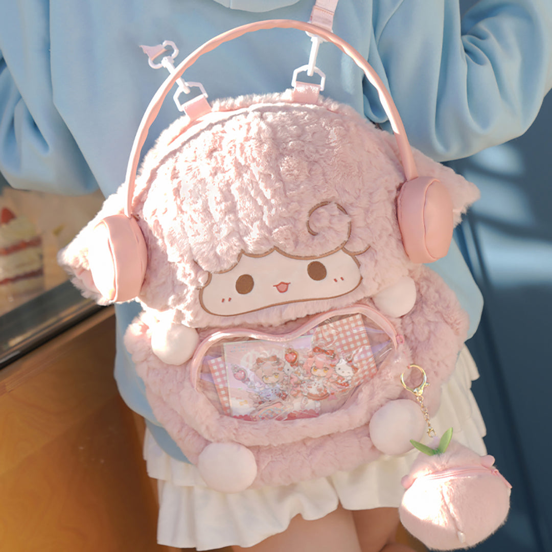 Pink Little Lamb Ita-Bag Backpack