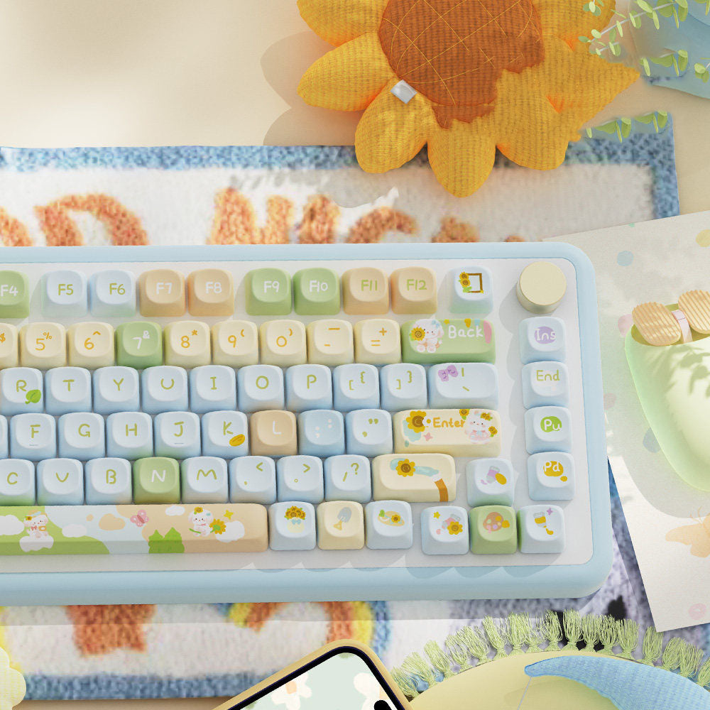 Sunflower Theme Keycaps for Mechanical Keyboards