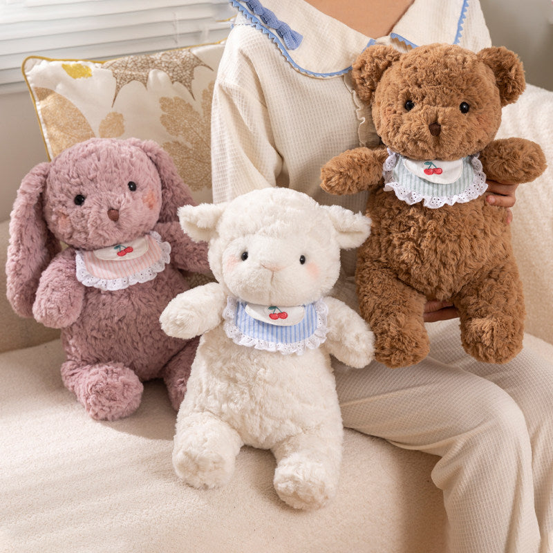 Bear Bunny Lamb Fox Elephant Plush Doll Soft Stuffed Toy