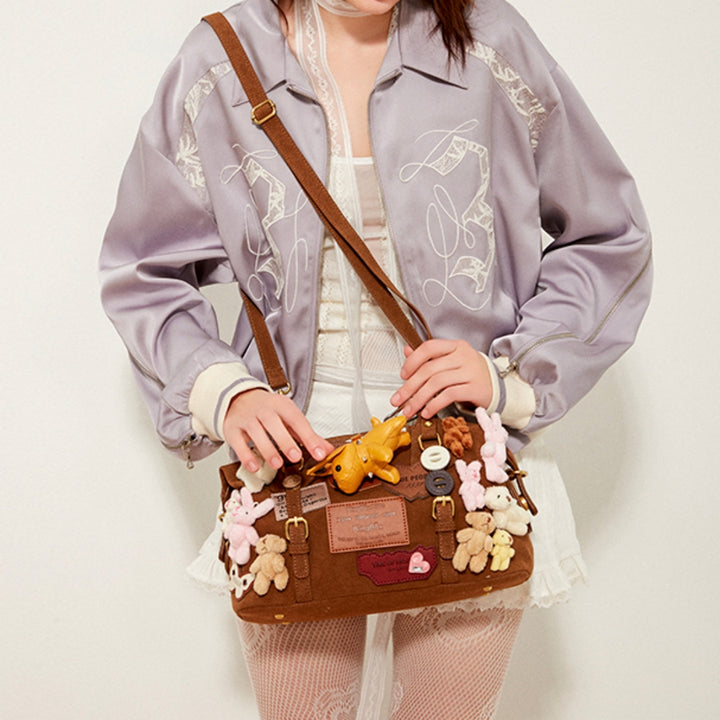 Adorable Caramel Zoo Backpack Bags