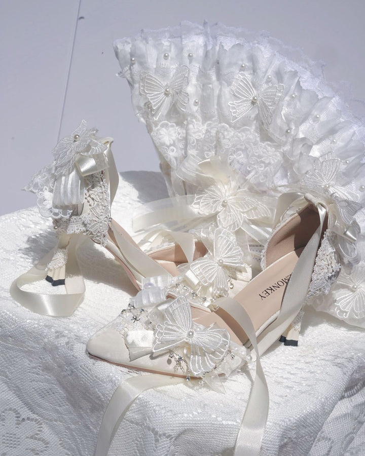 Fairy Butterfly Wedding High Heels