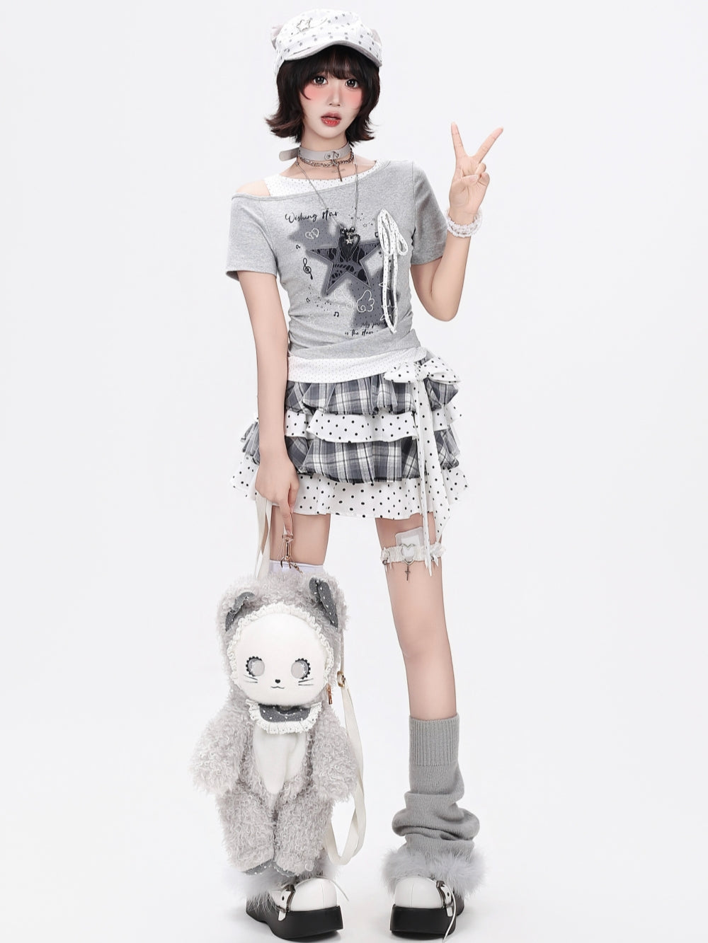 Ribbon Wishing Star Graphic Tee