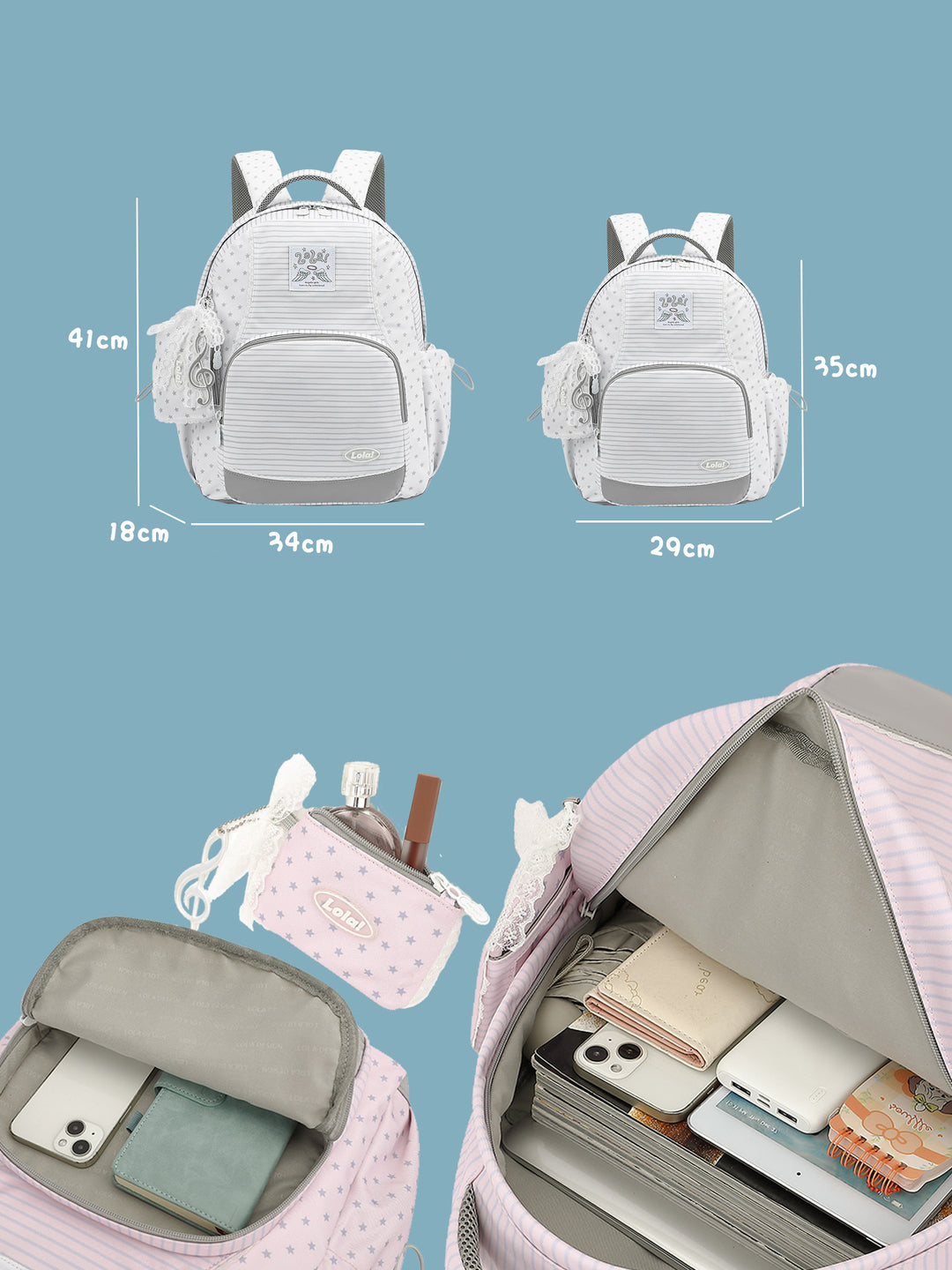 Star & Stripe Preppy Backpack