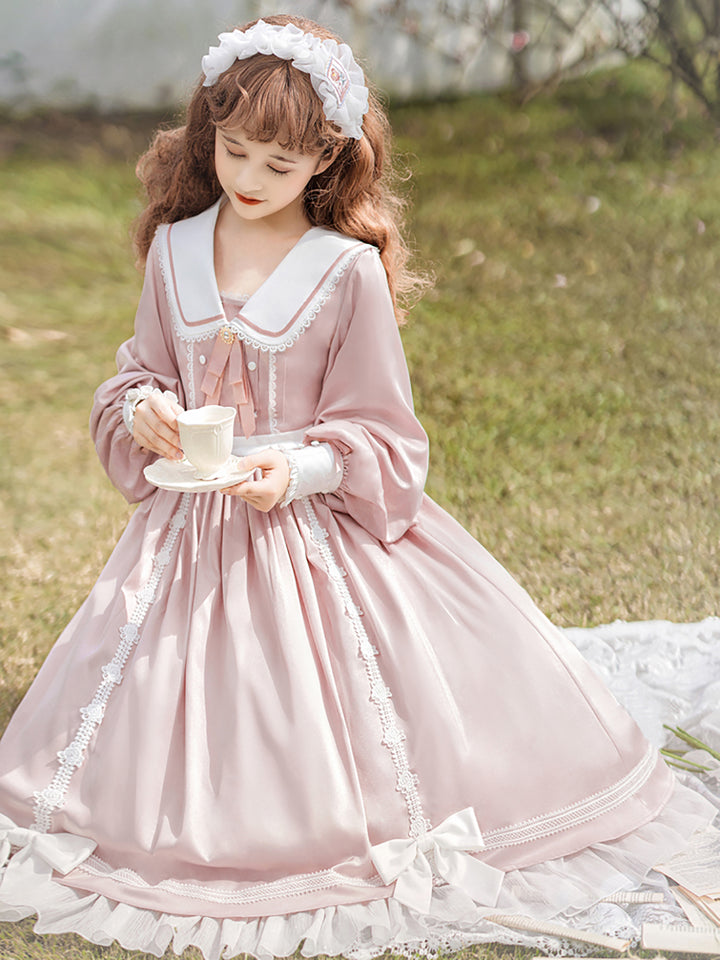 Rabbit Ear Princess Long Sleeve Dress