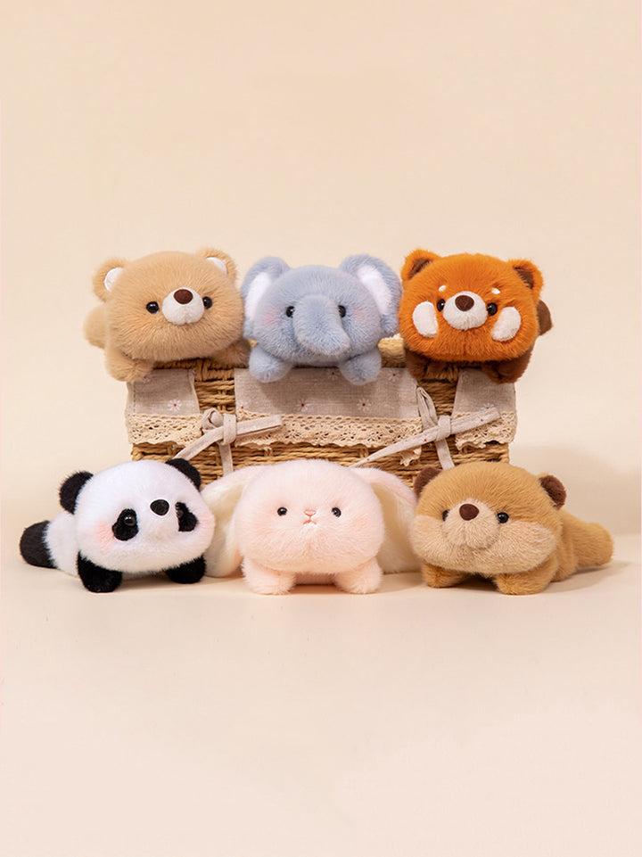 Cute Animal Plush Hand Puppet Desk Wrist Rest Doll
