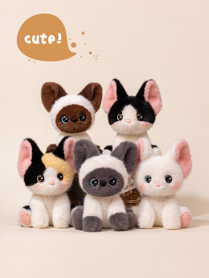 Cute Cat Plush Companion Doll Decorative Toy
