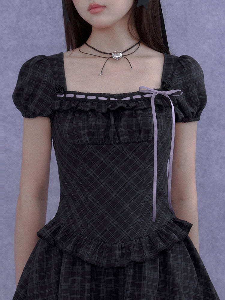 Gothic Plaid Series Dress