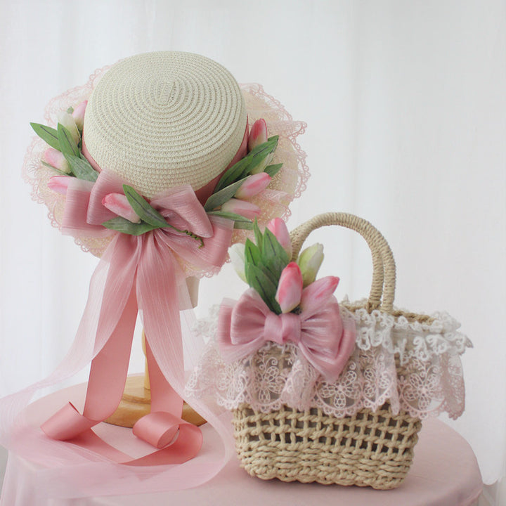 French Tulip Straw Hat