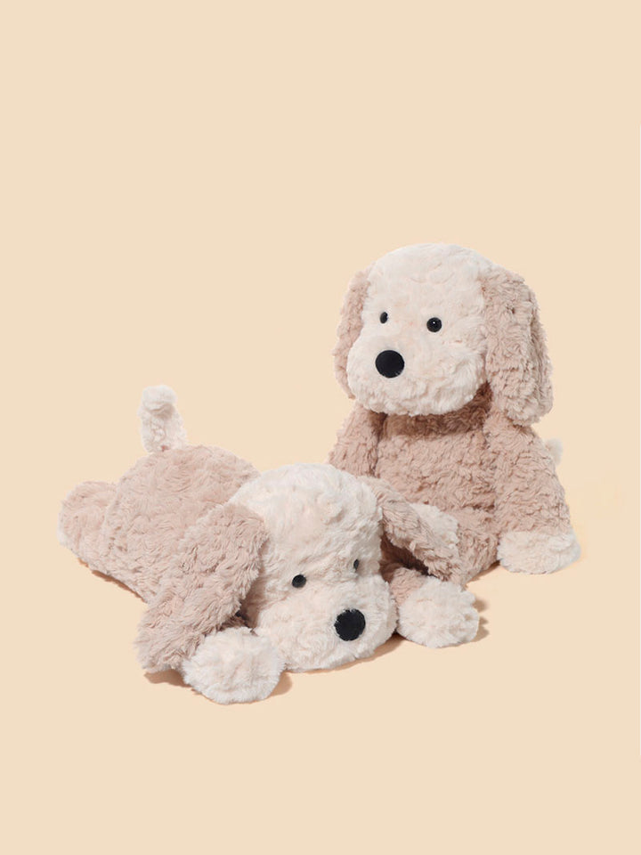 Beige Floppy Ear Dog Plush Toy