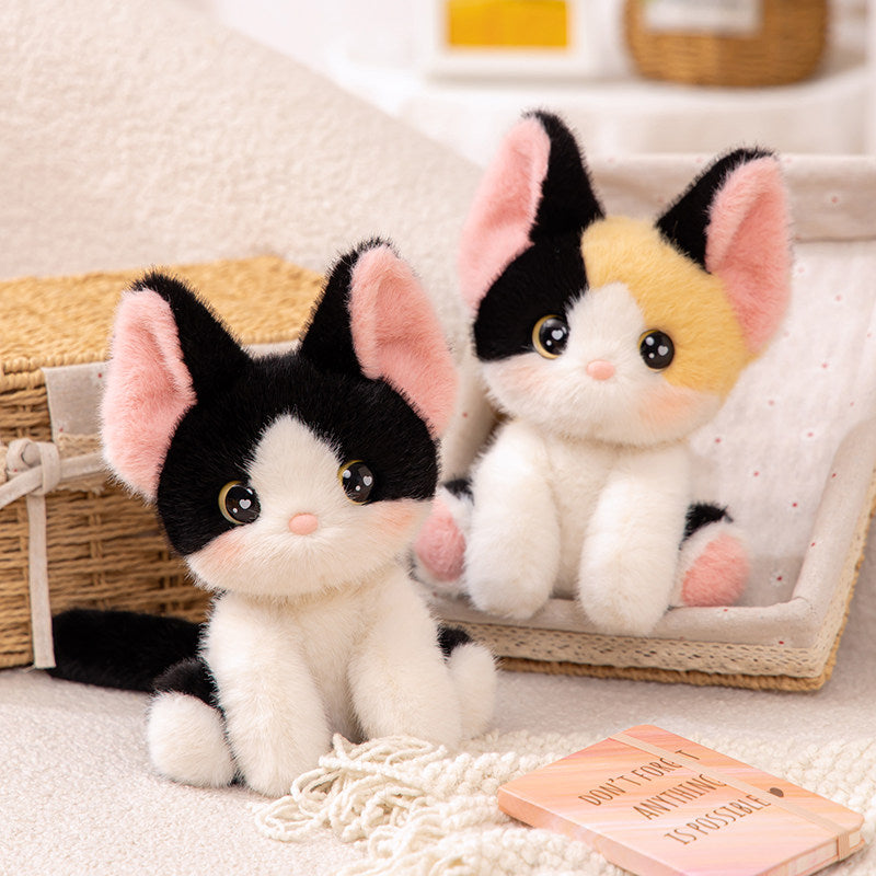 Cute Cat Plush Companion Doll Decorative Toy