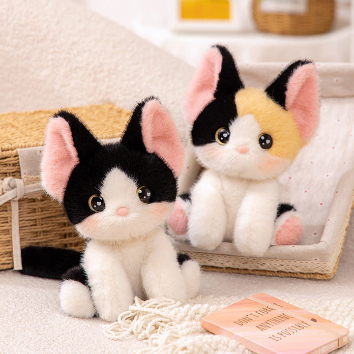 Cute Cat Plush Companion Doll Decorative Toy