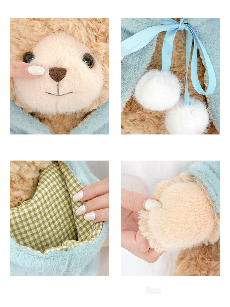 Cute Hooded Cloak Teddy Bear Plush