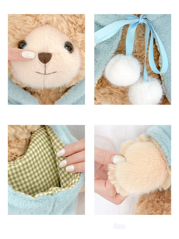 Cute Hooded Cloak Teddy Bear Plush